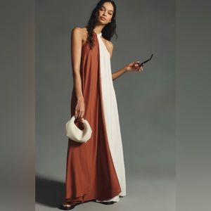 Anthropologie Let Me Be Color Block Dress